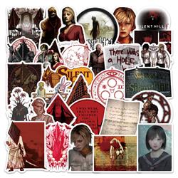 Silent hill anime waterproof stickers 54pcs a set