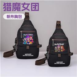 Kpop demon hunters anime messenger bag