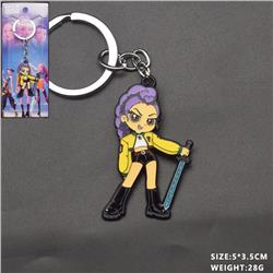 Kpop demon hunters anime keychain