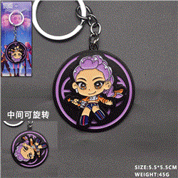 Kpop demon hunters anime keychain