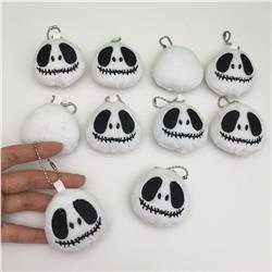 The nightmare before christmas anime Plush toy 6cm 10pcs a set