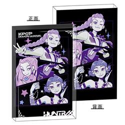 Kpop demon hunters anime standing plate