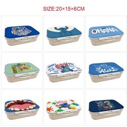 stitch anime lunch box