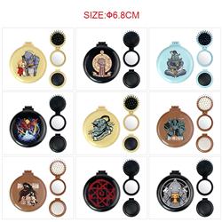 Fullmetal Alchemist anime multi functional small mirror and comb 5 pcs a set