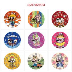 Labubu anime wall clock