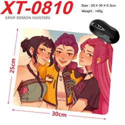 Kpop demon hunters anime Mouse pad 25*30cm