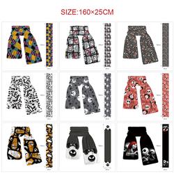 The nightmare before christmas anime scarf