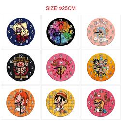 One Piece anime wall clock