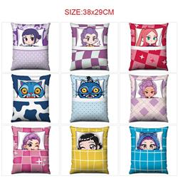 Kpop demon hunters anime cushion 38*29cm