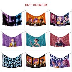 Kpop demon hunters anime flag 100*60cm