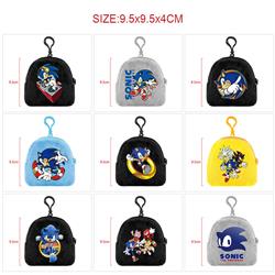 Sonic anime plush bag