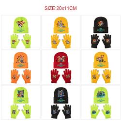 Zootopia anime hat and glove set