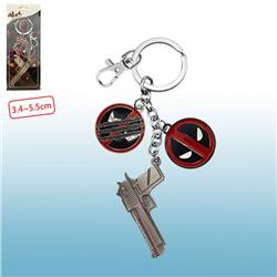 Deadpool anime keychain