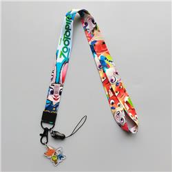 Zootopia anime lanyard phonestrap