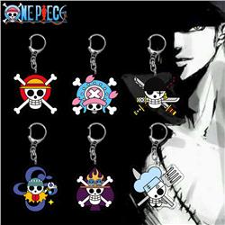 One Piece anime keychain