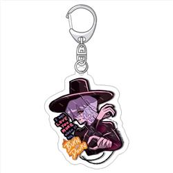 Kpop demon hunters anime keychain