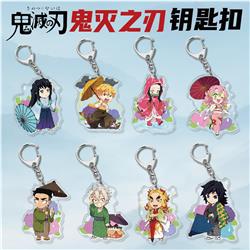 Demon slayer kimets anime keychain