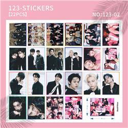 Straykids anime stickers 22pcs a set