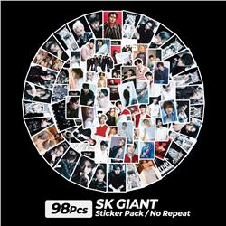 Straykids anime stickers 98pcs a set