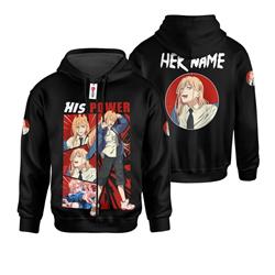 chainsaw man anime hoodie