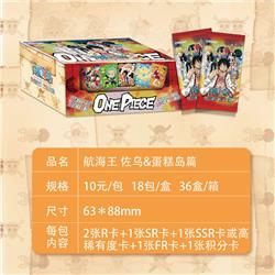 One Piece anime card 18pcs a set