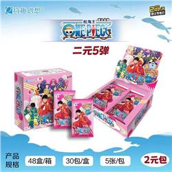 One Piece anime card 30pcs a set