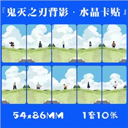 Demon slayer kimets anime sticker