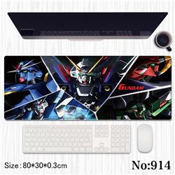 Gundam anime mouse pad 80*30*0.3cm