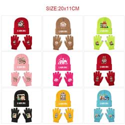 Labubu anime glove set