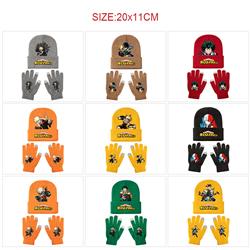 My Hero Academia anime glove set