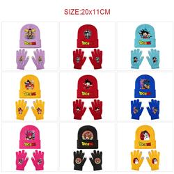 Dragon ball anime glove set