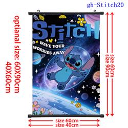 stitch anime wallscroll 60*90cm