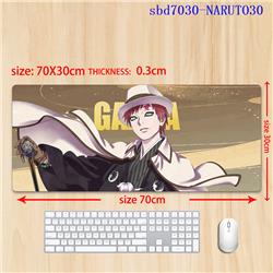 Naruto anime mouse pad 70*30*0.3cm