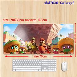 Super Mario anime mouse pad 70*30*0.3cm