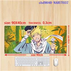 Naruto anime mouse pad 90*30*0.3cm