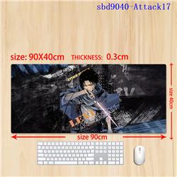 Attack on Titan anime mouse pad 90*30*0.3cm