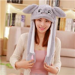 TOTORO anime plush hat ears move and glow