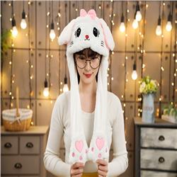 Hello kitty anime Plush hat ears move and glow