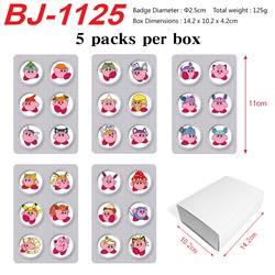 Kirby anime pin set