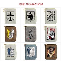 Attack on Titan anime wallet