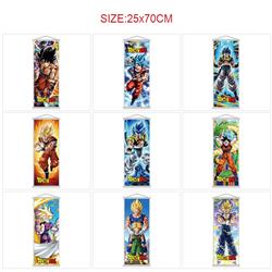 Dragon ball anime wallscroll 25*70cm price for 5 pcs