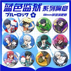 Demon slayer kimets anime pin 58mm