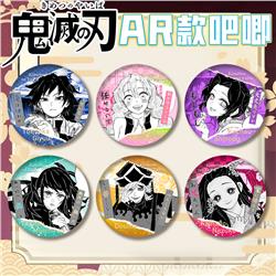 Demon slayer kimets anime pin 75mm