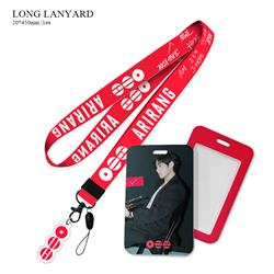 BTS anime lanyard phonestrap