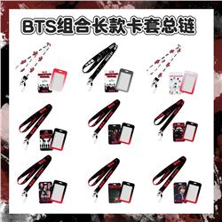 BTS anime lanyard phonestrap 6pcs a set
