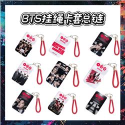 BTS anime card holder