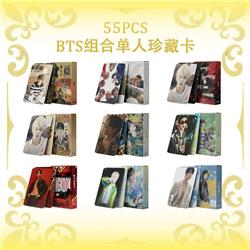 BTS anime lomo cards price for a set of 55pcs