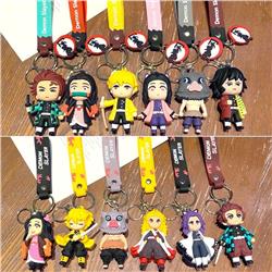 Demon slayer kimets anime keychain