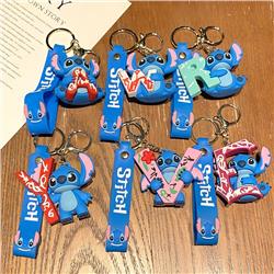 stitch anime keychain