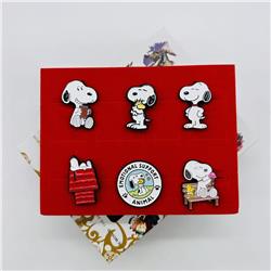 Snoopy anime pin set